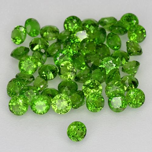 0ct Round Facet Green Chrome Diopside Gem for sale 0ct Round Facet Green Chrome Diopside Gem (ID: 469519)