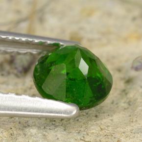 Chrome Diopside Gemstone in 5.1 mm Size for Sale, Chrome Diopside Stone in Green Color