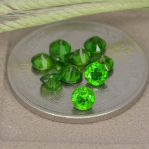 0.2ct Round Facet Green Chrome Diopside for sale thumb image of 0.2ct Round Facet Green Chrome Diopside (ID: 478704)