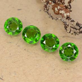 0.5ct Round Facet Green Chrome Diopside for sale thumb image of 0.5ct Round Facet Green Chrome Diopside (ID: 489038)