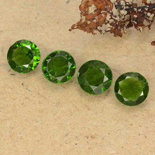 0.5ct Round Facet Green Chrome Diopside for sale thumb image of 0.5ct Round Facet Green Chrome Diopside (ID: 489072)