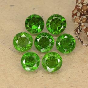 0.5ct Round Facet Green Chrome Diopside for sale thumb image of 0.5ct Round Facet Green Chrome Diopside (ID: 489078)