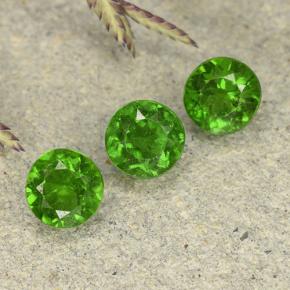 0.4ct Round Facet Green Chrome Diopside for sale thumb image of 0.4ct Round Facet Green Chrome Diopside (ID: 490742)