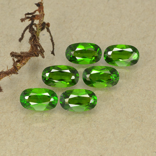 CHROME DIOPSIDE 6 x 3 MM MARQUISE CUT OUTSTANDING GREEN COLOR ALL NATURAL 