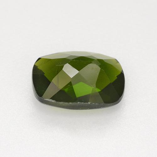 Chrome Diopside Gemstone in 8 x 6 mm (calibrated) Size for Sale, Chrome Diopside Stone in Deep Green Color