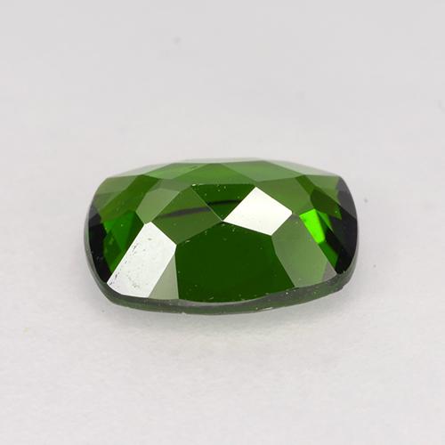 Chrome Diopside Gemstone in 8 x 6 mm (calibrated) Size for Sale, Chrome Diopside Stone in Medium-Dark Green Color