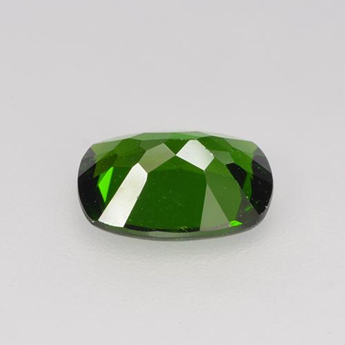 Chrome Diopside Gemstone in 8 x 6 mm (calibrated) Size for Sale, Chrome Diopside Stone in Medium-Dark Green Color