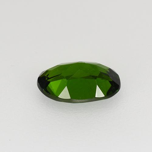 Chrome Diopside Gemstone in 6.6 x 4.5 mm Size for Sale, Chrome Diopside Stone in Forest Green Color