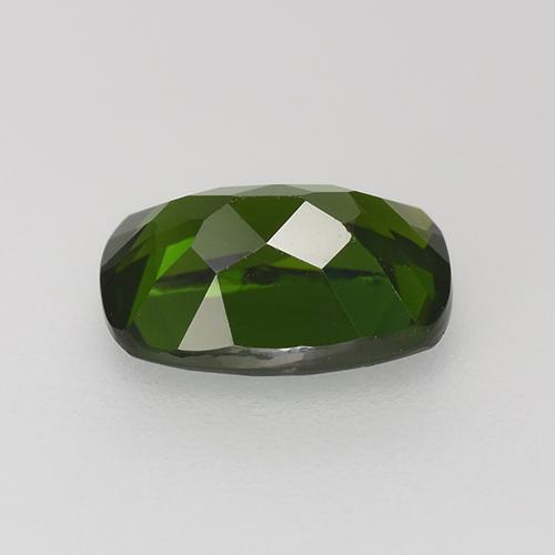 Chrome Diopside Gemstone in 8 x 6 mm (calibrated) Size for Sale, Chrome Diopside Stone in Dark Green Color