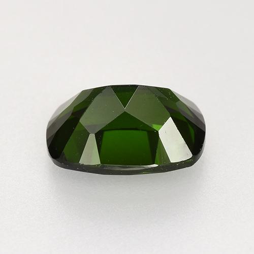 Chrome Diopside Gemstone in 8 x 6 mm (calibrated) Size for Sale, Chrome Diopside Stone in Very Dark Green Color