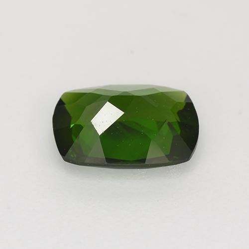 Chrome Diopside Gemstone in 8 x 6 mm (calibrated) Size for Sale, Chrome Diopside Stone in Forest Green Color