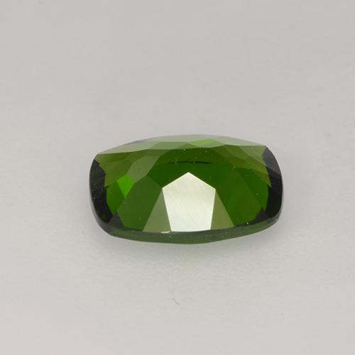 Chrome Diopside Gemstone in 8 x 6 mm (calibrated) Size for Sale, Chrome Diopside Stone in Earthy Green Color