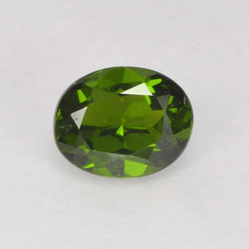 Verde oscuro Cromodiópsido Gema - 0.3ct Forma ovalada (ID: 525594)
