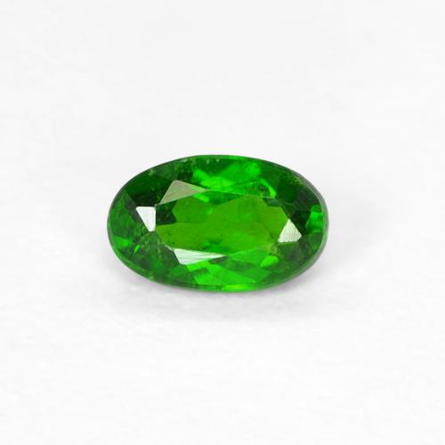 0.23 ct Oval Cut Chrome Diopside, 4.7 x 2.9 mm From Russia, Photo A