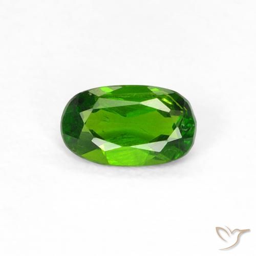 0.22 ct Oval Cut Chrome Diopside, 4.9 x 3 mm From Russia, Photo A