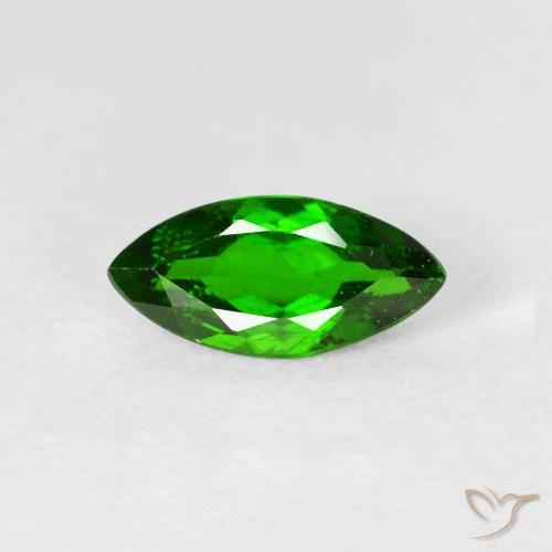1.07ct Natural Dark Green Chrome Diopside, Marquise, VS-SI