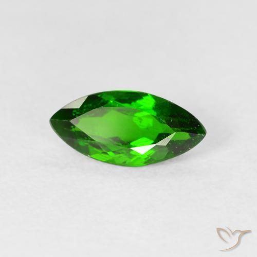 1.07 ct Green Chrome Diopside Stone, Natural Chrome Diopside in Marquise Facet Shape for Sale