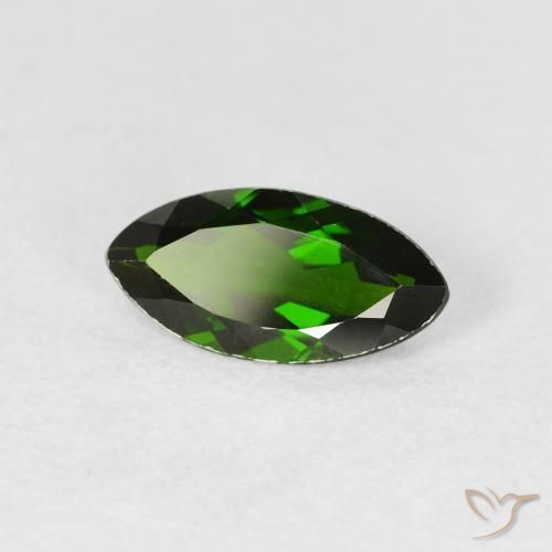 1.17 ct Green Chrome Diopside Stone, Natural Chrome Diopside in Marquise Facet Shape for Sale