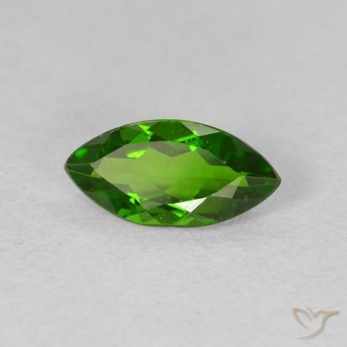 1.00ct Natural Medium Dark-Green Chrome Diopside, Marquise, VS