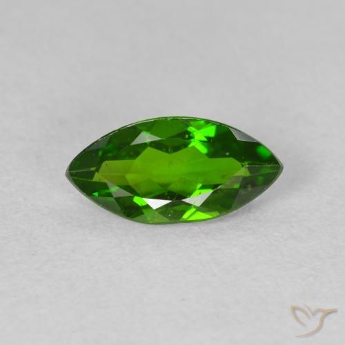 1.00 ct Green Chrome Diopside Stone, Natural Chrome Diopside in Marquise Facet Shape for Sale