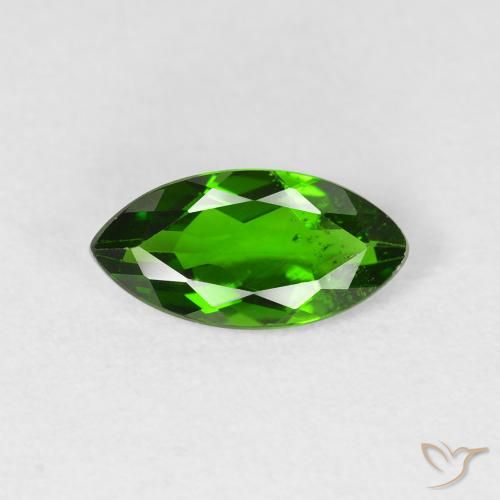 1.20ct Natural Dark Green Chrome Diopside, Marquise, VS