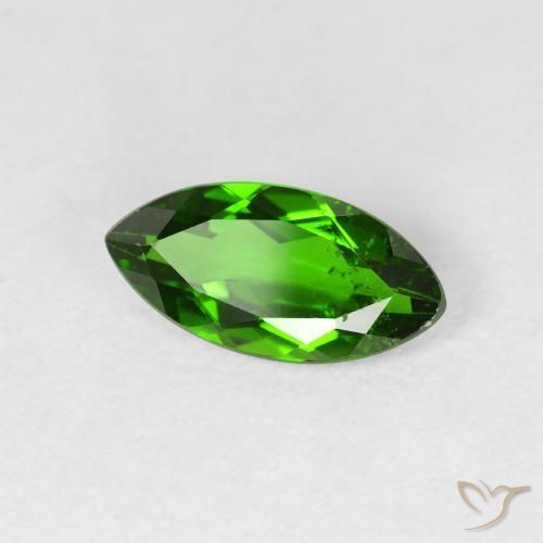 1.20 ct Green Chrome Diopside Stone, Natural Chrome Diopside in Marquise Facet Shape for Sale