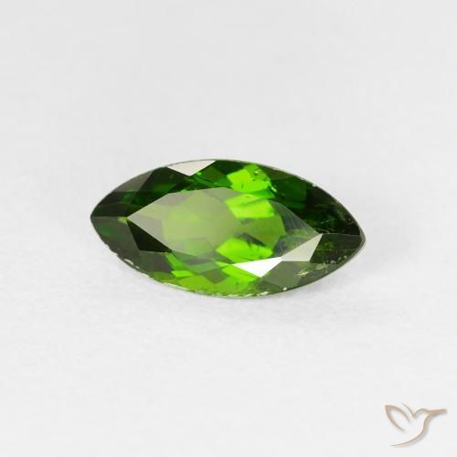 1.20 ct Green Chrome Diopside Stone, Natural Chrome Diopside in Marquise Facet Shape for Sale