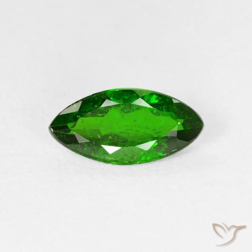 1.14 ct Green Chrome Diopside Stone, Natural Chrome Diopside in Marquise Facet Shape for Sale