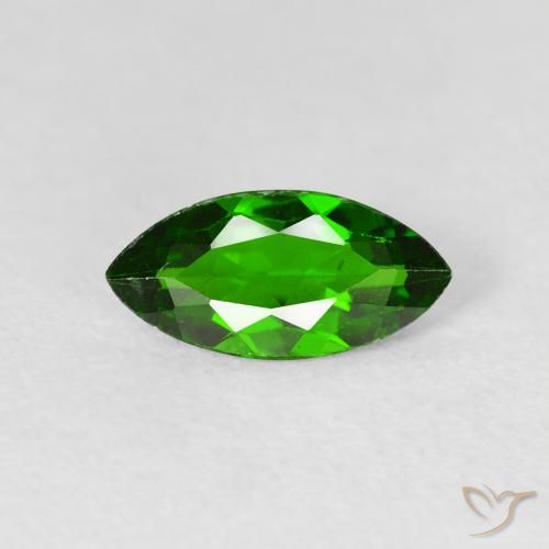 1.04ct Natural Bright Forest Green Chrome Diopside, Marquise, VS-SI