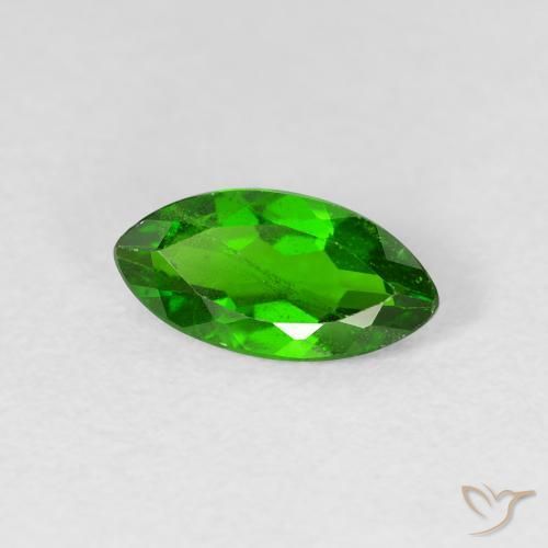 1.11 ct Green Chrome Diopside Stone, Natural Chrome Diopside in Marquise Facet Shape for Sale