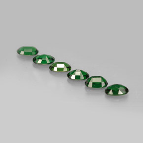 Chrome Tourmaline Gemstone in 5.1 x 3.3 mm Size for Sale, Chrome Tourmaline Stone in Vivid Green Color