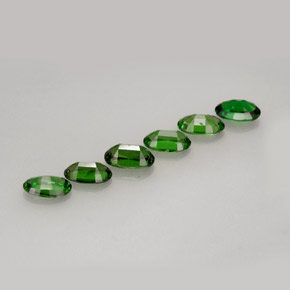 Chrome Tourmaline Gemstone in 5 x 3 mm (calibrated) Size for Sale, Chrome Tourmaline Stone in Vivid Green Color