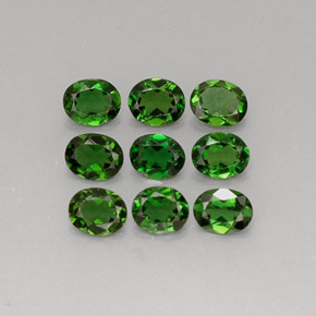 2.68 ct Green Chrome Tourmaline Stone, Natural Chrome Tourmaline in Oval Facet Shape for Sale