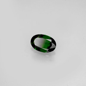 0.36 ct Green Chrome Tourmaline Stone, Natural Chrome Tourmaline in Oval Facet Shape for Sale