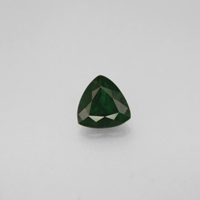 0.27 ct Green Chrome Tourmaline Gemstone, Chrome Tourmaline Gem in Trillion Facet Shape for Sale.