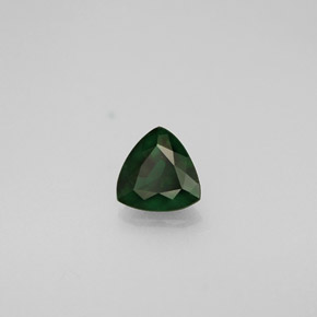 0.27 ct Green Chrome Tourmaline Stone, Natural Chrome Tourmaline in Trillion Facet Shape for Sale
