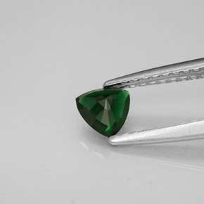Chrome Tourmaline Gemstone in 4.6 x 4.5 mm Size for Sale, Chrome Tourmaline Stone in Green Color