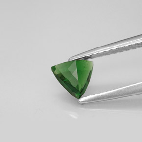 Chrome Tourmaline Gemstone in 5.6 x 5.3 mm Size for Sale, Chrome Tourmaline Stone in Green Color