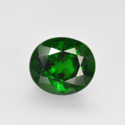 1.1ct Oval Facet Green Chrome Tourmaline for sale thumb image of 1.1ct Oval Facet Green Chrome Tourmaline (ID: 362905)