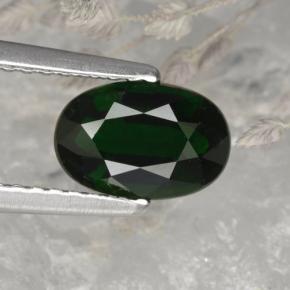 1.2ct Oval Facet Green Chrome Tourmaline for sale thumb image of 1.2ct Oval Facet Green Chrome Tourmaline (ID: 376958)