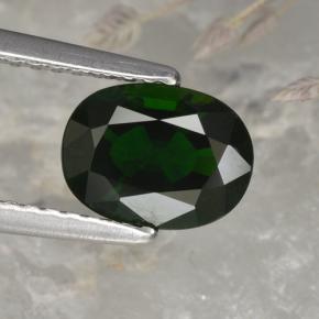 1.2ct Oval Facet Green Chrome Tourmaline for sale thumb image of 1.2ct Oval Facet Green Chrome Tourmaline (ID: 376959)