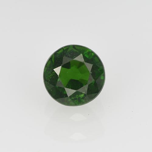 0.5ct Round Facet Green Chrome Tourmaline Gem for sale 0.5ct Round Facet Green Chrome Tourmaline Gem (ID: 504967)