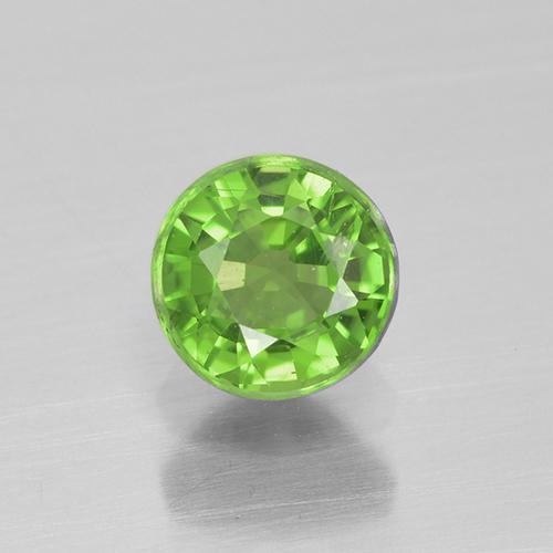 0.4ct Round Facet Green Chrome Tourmaline Gem for sale 0.4ct Round Facet Green Chrome Tourmaline Gem (ID: 505055)