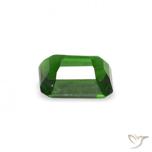 Chrome Tourmaline Gemstone in 4.8 x 3.7 mm Size for Sale, Chrome Tourmaline Stone in Dark Green Color