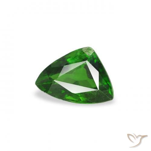 0.30 ct Green Chrome Tourmaline Stone, Natural Chrome Tourmaline in Fancy Cut Shape for Sale