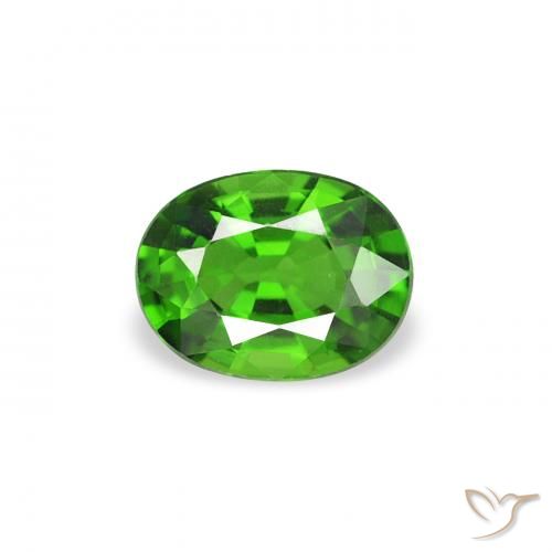 0.29ct Natural Medium Dark-Green Chrome Tourmaline, Oval, VVS