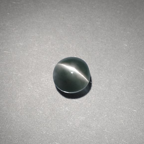 Chrysoberyl Cat's Eye Gemstone in 4.6 mm Size for Sale, Chrysoberyl Cat's Eye Stone in Green Color