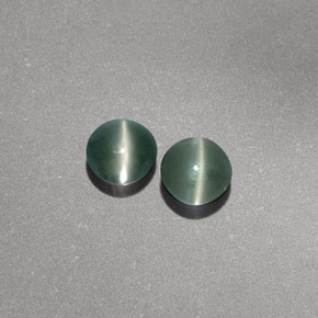 Chrysoberyl Cat's Eye Gemstone in 3.8 mm Size for Sale, Chrysoberyl Cat's Eye Stone in Green Color
