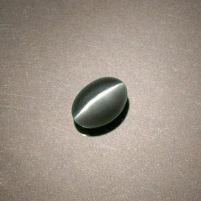 Chrysoberyl Cat's Eye Gemstone in 5.4 x 3.8 mm Size for Sale, Chrysoberyl Cat's Eye Stone in Green Color