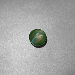 Chrysoberyl Cat's Eye Gemstone in 5 mm (calibrated) Size for Sale, Chrysoberyl Cat's Eye Stone in Green Color